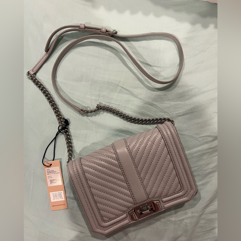 NEW Rebecca Minkoff Purse - light gray